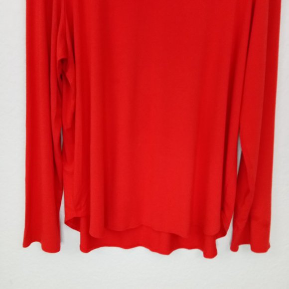 Eileen Fisher Coral viscose Crew Neck Basic Top XL - Picture 3 of 8